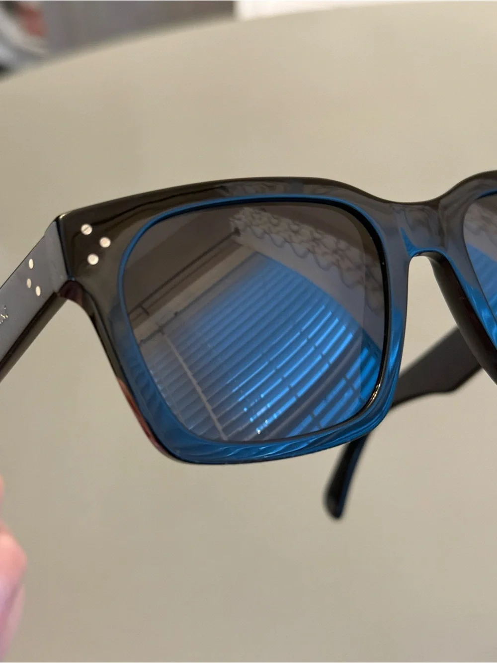 Celine CL4004IN 01D Women's Black Square Sunglasses 50-22-150